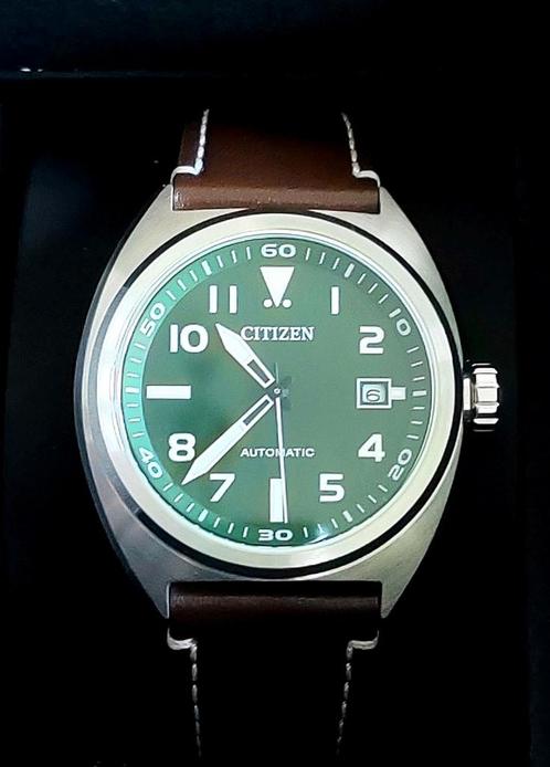 Montre Citizen - Pilot, Handtassen en Accessoires, Horloges | Heren, Nieuw, Citizen, Staal, Leer, Ophalen