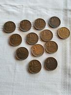 10 Centime Republiek Francaicaise, 1951-1955,  13 stuks, Ophalen of Verzenden