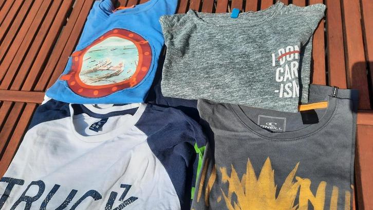 Set T-shirt lange mauwen 12j, Kinderen en Baby's, Kinderkleding | Kinder-kledingpakketten, Gebruikt, Maat 158, Ophalen of Verzenden