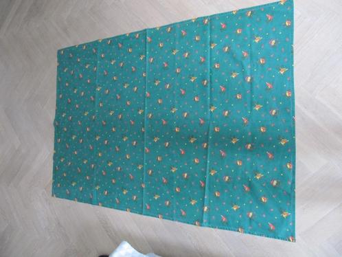 groen katoenen tafelkleed voor de kerst, 142 x 96 cm, Diversen, Kerst, Gebruikt, Ophalen of Verzenden