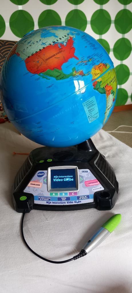 Vtech mijn interactieve video globe, Kinderen en Baby's, Speelgoed | Vtech, Zo goed als nieuw, 4 tot 6 jaar, Ophalen