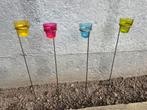 4 staanders en 8 glazen potjes, Enlèvement ou Envoi, Utilisé