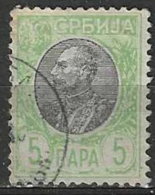 Servie 1905 - Yvert 83 - Koning Peter I - 5 napa (ST), Postzegels en Munten, Postzegels | Europa | Overig, Gestempeld, Overige landen