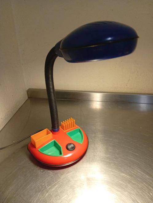 Kleurrijke vintage bureaulamp van Rabbit Tanaka Corp Ltd. M, Huis en Inrichting, Lampen | Tafellampen, Zo goed als nieuw, Ophalen