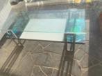 table de salon en verre, Glas, Rechthoekig, Ophalen