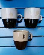 Drie kopjes koffiekopjes expresso Roastmarket prijs/set, Ophalen of Verzenden, Zo goed als nieuw, Porselein, Kop(pen) en/of Schotel(s)