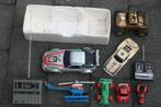 2x auto radiografisch (jaren 80) + 5x (batterij /opwind), Hobby en Vrije tijd, Modelbouw | Radiografisch | Auto's, Ophalen of Verzenden