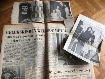 Artikel en foto’s Moord John F. Kennedy 1963 beschikbaar voor biedingen