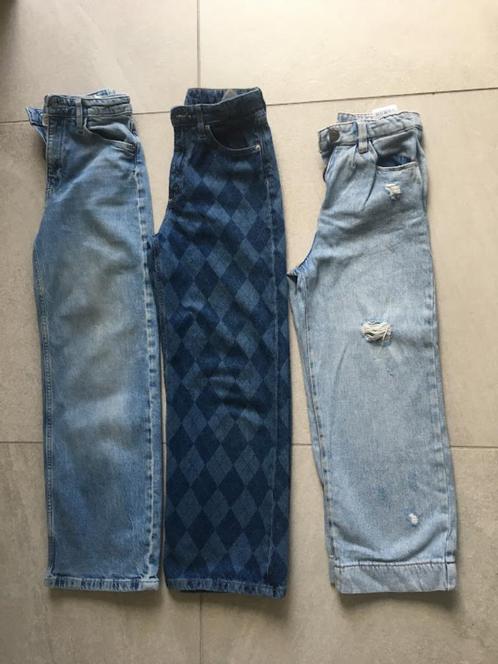 Jeansbroek used met gaten Mt 134 en 2 Mt 140, Enfants & Bébés, Vêtements enfant | Taille 134, Pantalon, Enlèvement ou Envoi