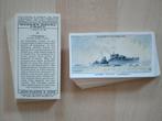 Modern Naval Craft compl. set 50 chromos marineschepen 1939, Ophalen of Verzenden, Marine, Overige typen