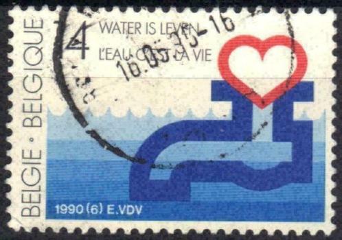 Belgie 1990 - Yvert/OBP 2364 - Watervoorziening (ST), Timbres & Monnaies, Timbres | Europe | Belgique, Affranchi, Envoi
