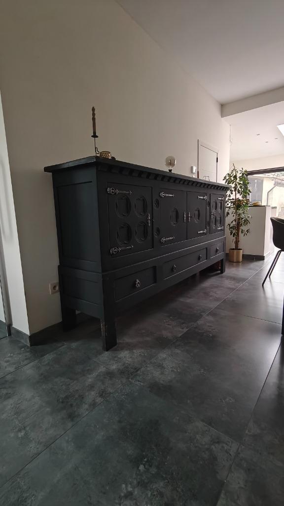 Buffetkast - eiken, Huis en Inrichting, Kasten | Buffetkasten, Gebruikt, 200 cm of meer, 100 tot 150 cm, 50 tot 75 cm, Met lade(s)