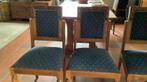 Antieke stoelen, Huis en Inrichting, Stoelen, Ophalen, Hout, Gebruikt, Blauw