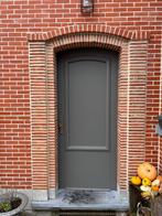Voordeur hout kwartsgrijs, Doe-het-zelf en Bouw, Ophalen of Verzenden, Zo goed als nieuw, Hout