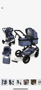 Kiduku 3 in 1 combi kinderwagen blauwe met buggy, Kinderen en Baby's, Kinderwagens en Combinaties, Ophalen, Zo goed als nieuw