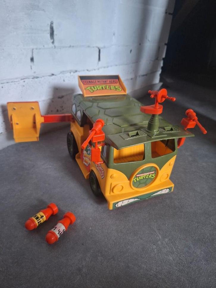 Teenage Mutant Ninja Turtles Party Wagon - Playmates 1989, Kinderen en Baby's, Speelgoed |Speelgoedvoertuigen, Zo goed als nieuw