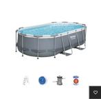 Een ovaal buisvormig zwembad van 4,27 x 2,50 x 1,00 m, Jardin & Terrasse, Piscines, Comme neuf, 120 cm ou plus, Ovale, Enlèvement
