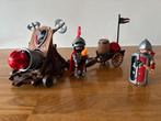 Playmobil Knights 6038 Valkenridders met reuze kanon, Ophalen of Verzenden, Zo goed als nieuw, Complete set