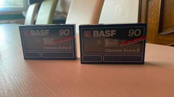  2 Cassettebandjes gesealed BASF Chrome extra 2
