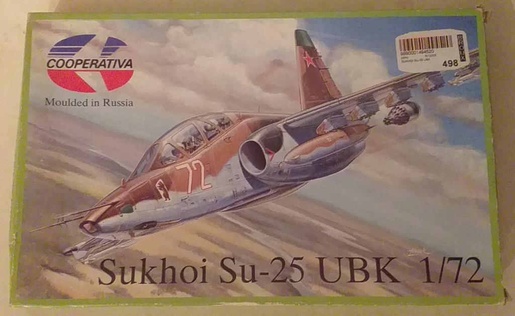 Modelbouw vliegtuig SUKHOI SU-25 UBK / Cooperativa, Ophalen of Verzenden, 1:72 tot 1:144, Vliegtuig, Overige merken