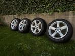 Runflats Winterbanden op BMW Velg 225/50R17 Perfecte staat, Ophalen, Gebruikt, Banden en Velgen, Winterbanden