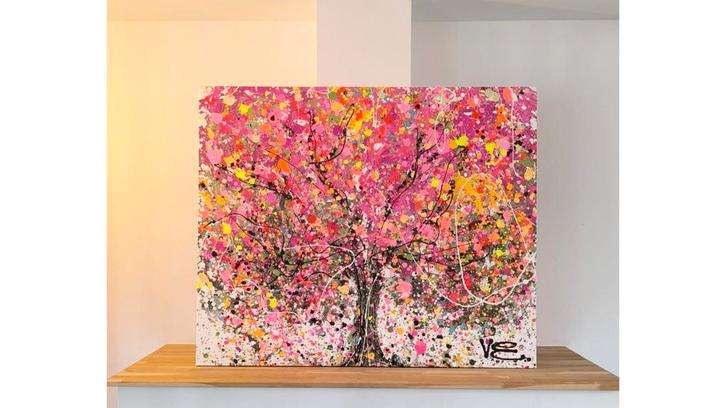 Peinture / tableau de Violeta Endo. 100/118., Timbres & Monnaies, Timbres | Timbres thématiques, Enlèvement ou Envoi