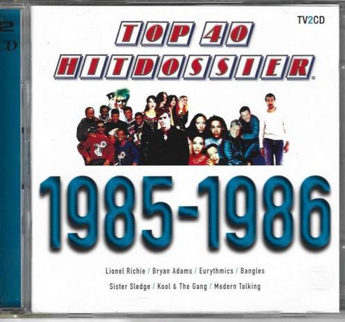 2 CD Top 40 Hitdossier 1985-1986, Cd's en Dvd's, Cd's | Rock, Zo goed als nieuw, Poprock, Ophalen of Verzenden