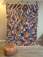 Grand tapis berbère beni ouarain en laine 200 x 310 cm, Maison & Meubles, Ameublement | Tapis & Moquettes, Noir, Rectangulaire