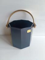 Luminarc zwarte ijsemmer — vintage, Ophalen of Verzenden