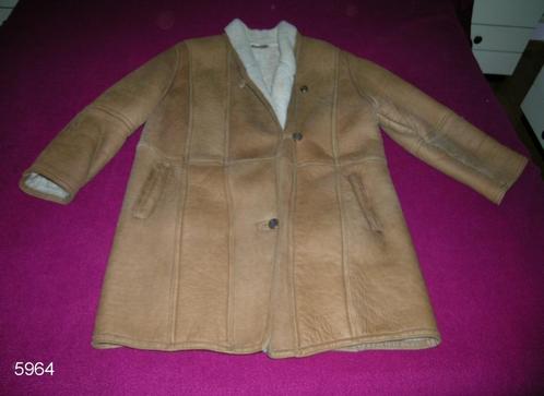 MANTEAU EN PEAU DE MOUTON RETOURNEE POUR DAME, Kleding | Dames, Jassen | Winter, Gedragen, Bruin, Ophalen of Verzenden