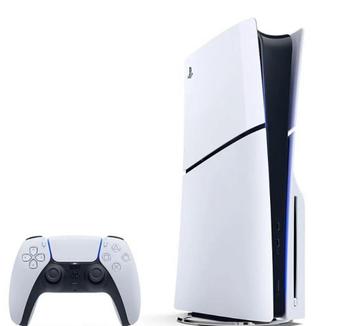 Playstation 5 slim disk met draadloze kopetelefoon, Enlèvement, Comme neuf, Playstation 5