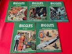 Biggles groene kaft 1-21, Livres, BD, Studio Vandersteen, Utilisé, Enlèvement ou Envoi, Série complète ou Série