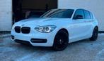 BMW 116i, Auto's, 100 kW, Euro 5, Zwart, Leder en Stof