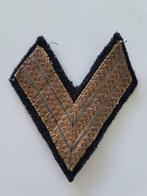 Vintage Ecusson/Patch - Diplômes militaires (Sergent ?), Enlèvement ou Envoi, Utilisé, Autres sujets/thèmes, Bouton