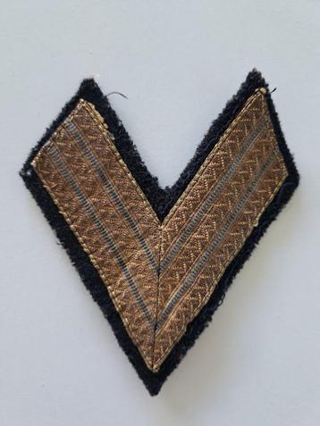 Vintage Ecusson / Patch - Militaire Graden (Sergeant?)