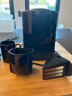 koffieapparaat - 2 kopjes - zwart - electrisch, Elektronische apparatuur, Ophalen, Zo goed als nieuw, Gemalen koffie