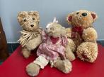 Set van 3 Teddy beren (Pluche en Stro), Verzamelen, Ophalen of Verzenden, Gebruikt