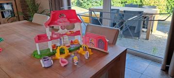 Poppenhuis my little dutch + extra poppetjes en onderdelen beschikbaar voor biedingen