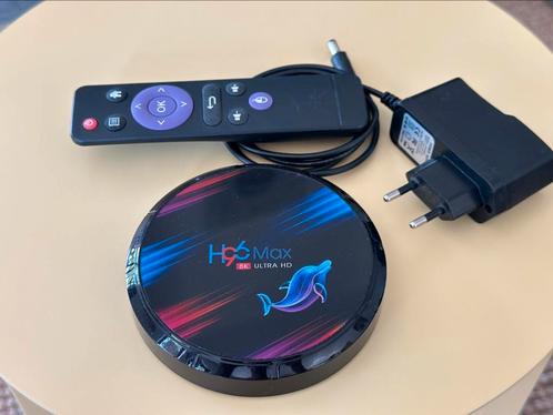 Android Smart TV-box H96 Max X3 8K UHD 64-bits 128 GB, Audio, Tv en Foto, Mediaspelers, Zo goed als nieuw, Minder dan 500 GB, HDMI