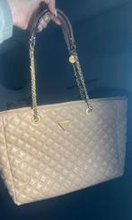 Guess groot beige dames tas., Handtassen en Accessoires, Ophalen of Verzenden, Zo goed als nieuw, Beige
