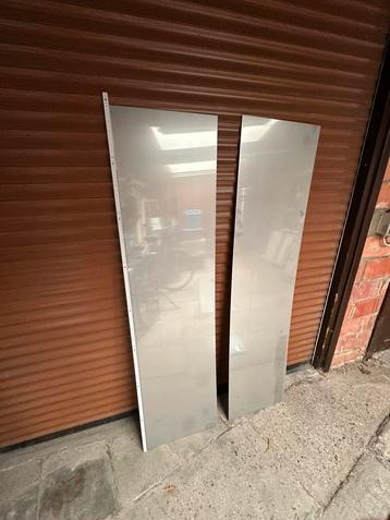 2x Inox plaat 159 x 40,5 €128 1ste foto rest andere maten beschikbaar voor biedingen