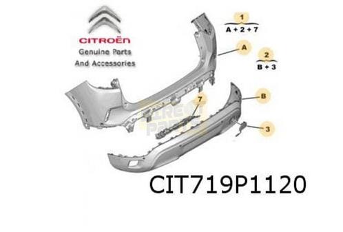 Citroën C5 Aircross (12/18-5/22) achterbumper (Te Spuiten) (, Auto-onderdelen, Carrosserie, Bumper, Citroën, Achter, Nieuw, Verzenden