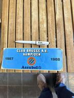 club Brugge sticker kampioen1987 1988 Assubel, Gebruikt, Club@brugge.be, Ophalen of Verzenden, 8000 Brugge