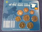 set euros first official issue of the coins Spain 2002, Ophalen of Verzenden, Spanje
