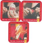 bierviltje 3st Stella Artois fiesta du rock, Collections, Envoi, Stella Artois