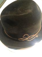 Mosgroene hoed uniek oude hoed, Ophalen of Verzenden, Zo goed als nieuw, Hoed