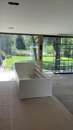 Lit enfant 90x200 avec tiroir pour second lit, Ophalen, 85 tot 100 cm, Zo goed als nieuw, Lattenbodem