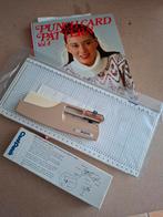 breimachine ponsmachine en ponskaartenboek, Ophalen of Verzenden, Gebruikt, Breien, Patroon of Boek