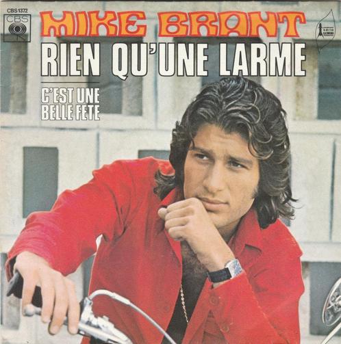 45T: Mike Brant: Rien qu'une larme    Pop, Cd's en Dvd's, Vinyl Singles, Gebruikt, Single, Pop, 7 inch, Ophalen of Verzenden