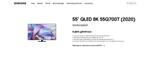 TV Samsung QLED 8K 55" QE55Q700TALXXN – pour pièces / panne, Ophalen, 120 Hz, 8k (UHD), Samsung